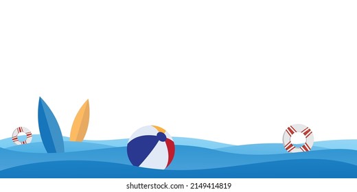 summer vacation sea views, beach abstract background.