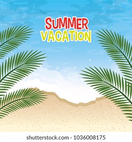 summer vacation seascape scene