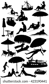 Summer Vacation silhouettes 