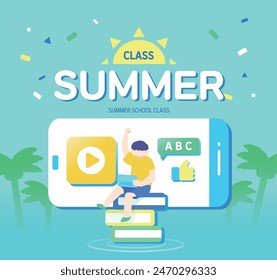 Plantilla especial de vacaciones de verano 