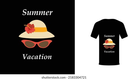 summer vacation t shirt with symbol