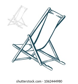 deck chair drawing Images, Stock Photos & Vectors | Shutterstock