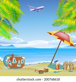 Summer vacation and travel design