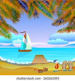Summer vacation and travel design