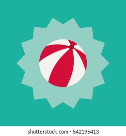 summer vacation travel icon vector illustration graphic design
