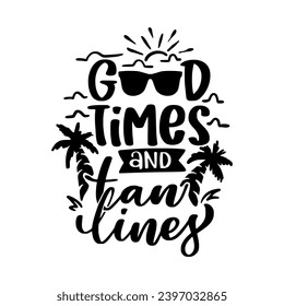 Summer Vacation and Trip Lettering Quotes and Phrases For Printable Posters, Cards, Tote Bags Or T-Shirt Design. Funny Vacay Sayings