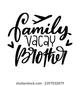 Summer Vacation and Trip Lettering Quotes and Phrases For Printable Posters, Cards, Tote Bags Or T-Shirt Design. Funny Vacay Sayings