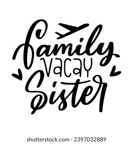 Summer Vacation and Trip Lettering Quotes and Phrases For Printable Posters, Cards, Tote Bags Or T-Shirt Design. Funny Vacay Sayings