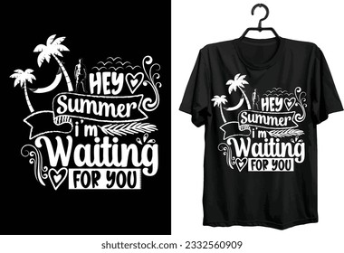 Summer Vacation Typography T-shirt Design. Funny gift Summer Vacation t-shirt design. custom and vector t-shirt design. 