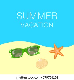Summer Vacation Vector Illustration