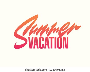 Elemento de diseño de vectores de vacaciones de verano