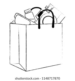 summer vacations bag with accessories