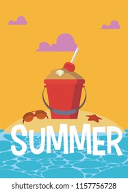 Summer and vacations cartoons