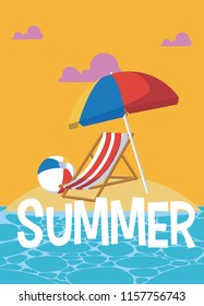 Summer and vacations cartoons