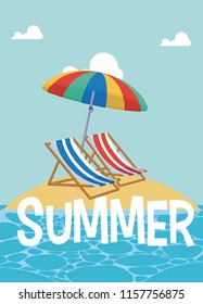 Summer and vacations cartoons
