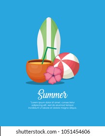 Summer vacations design