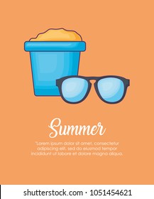 Summer vacations design