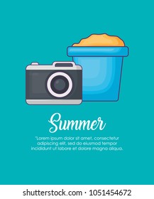 Summer vacations design