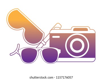 Summer vacations design
