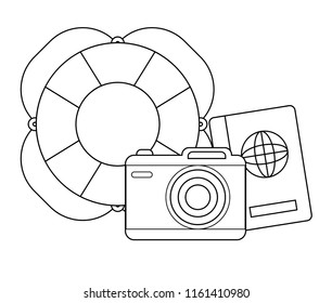 Summer vacations design