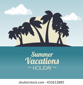 summer vacations design 