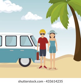 summer vacations design 
