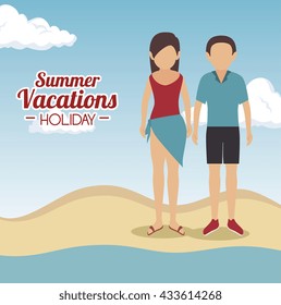 summer vacations design 
