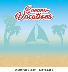 Summer vacations design