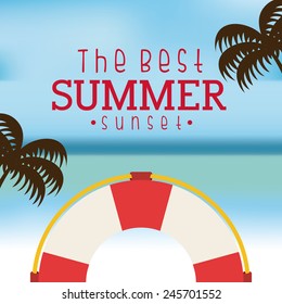 summer vacations design, vector illustration eps10 graphic 