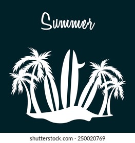 summer vacations design, vector illustration eps10 graphic 