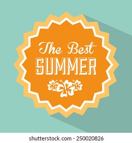 summer vacations design, vector illustration eps10 graphic 