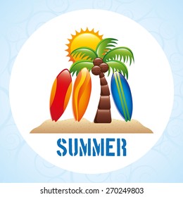 summer vacations design, vector illustration eps10 graphic 