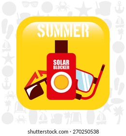 summer vacations design, vector illustration eps10 graphic 