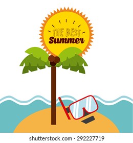 summer vacations design, vector illustration eps10 graphic 