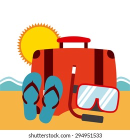 summer vacations design, vector illustration eps10 graphic 
