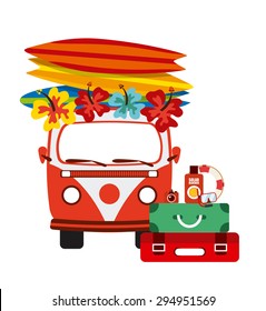 summer vacations design, vector illustration eps10 graphic 