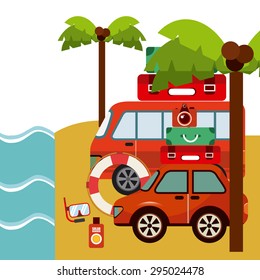 summer vacations design, vector illustration eps10 graphic 