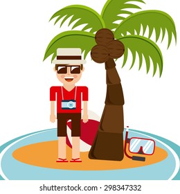 summer vacations design, vector illustration eps10 graphic 