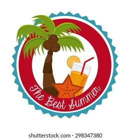summer vacations design, vector illustration eps10 graphic 