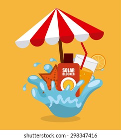 summer vacations design, vector illustration eps10 graphic 