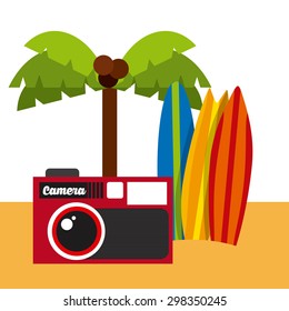 summer vacations design, vector illustration eps10 graphic 