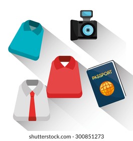 Summer vacations design, vector illustration eps 10.