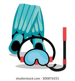 Summer vacations design, vector illustration eps 10.
