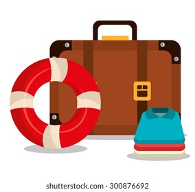 Summer vacations design, vector illustration eps 10.