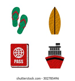 summer vacations design, vector illustration eps10 graphic 