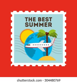 summer vacations design, vector illustration eps10 graphic 