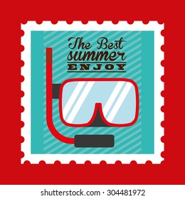 summer vacations design, vector illustration eps10 graphic 