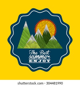 summer vacations design, vector illustration eps10 graphic 