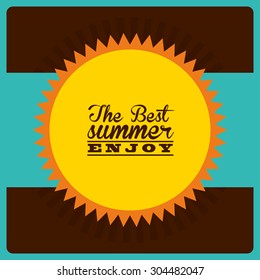 summer vacations design, vector illustration eps10 graphic 