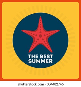 summer vacations design, vector illustration eps10 graphic 